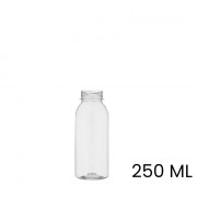 Sap & smoothie fles met dop, rond, 250 ml