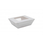 Foodbox , 1000 ml, lekvrij, met venster 130 x 110 x 60 mm