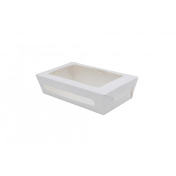 Saladebox , 1000 ml, lekvrij, met venster 180 x 100 x 50 mm