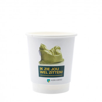 Cup dubbelwandig 200ml/8oz, v.a. 1.000 st